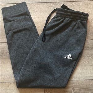 Adidas Mens Gray Climawarm Jogger Pants